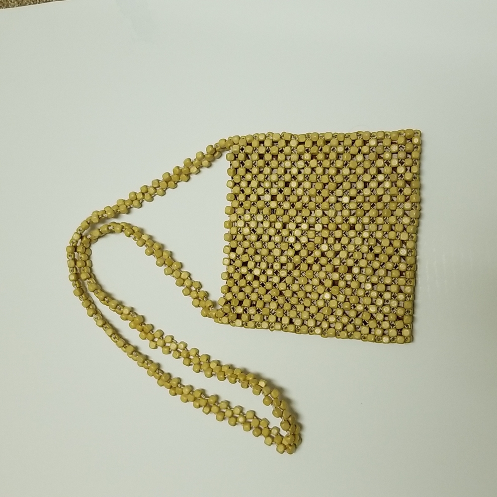 Handmade Wooden Beads Bag